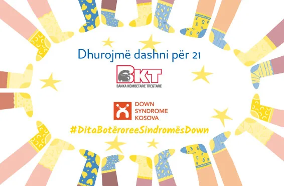 Në Ditën Botërore të sindromës Down BKT Kosova mbështet Shoqatën Down Syndrome Kosova